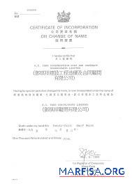 Realistic China Registry of companies name change certificate download for verification